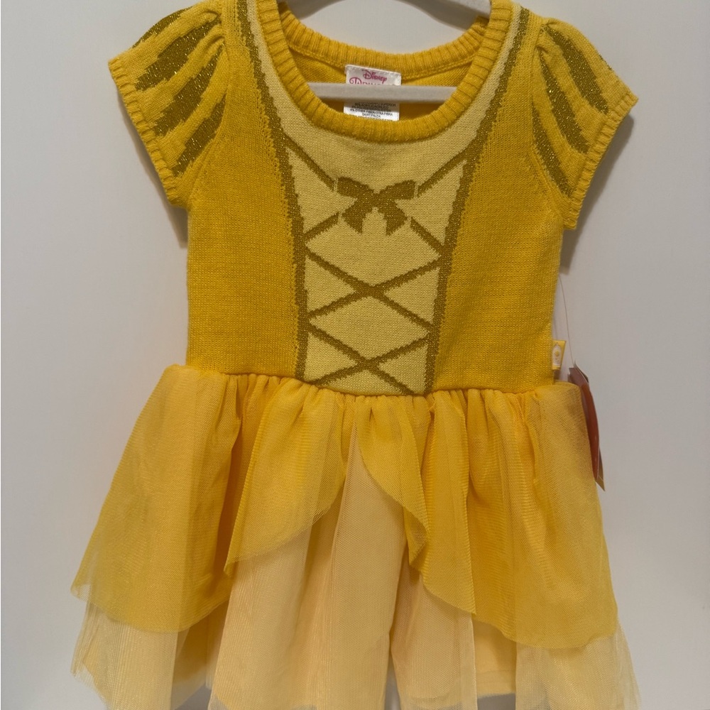 Disney Yellow Belle  Princess Dress for Kids